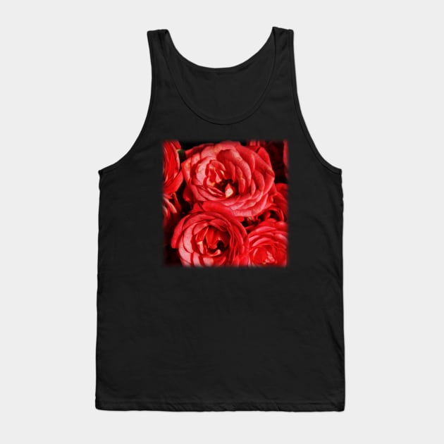 Red Roses Tank Top by Jane Braat